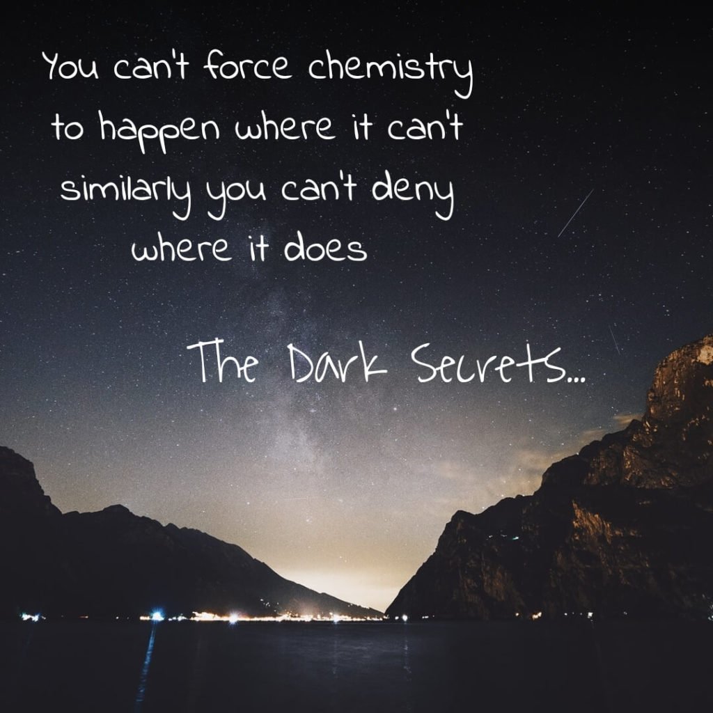 Deep love sayings about forcing love chemistry to happen where it can't.