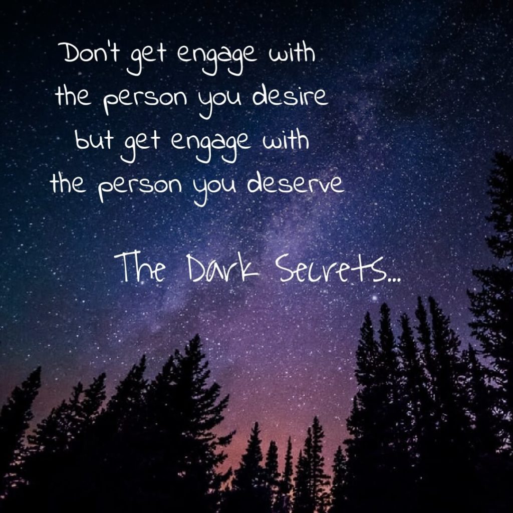 Deep love quotes for engaging with a right person.